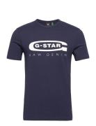 Graphic 4 Slim R T S\S Tops T-Kortærmet Skjorte Blue G-Star RAW