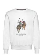 Uspa Sweat O Neck Ekrem Men Tops Sweatshirts & Hoodies Sweatshirts White U.S. Polo Assn.