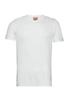 Perry Crunch V-Ss Tee Tops T-Kortærmet Skjorte White Mos Mosh Gallery