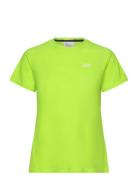 Q Speed Jacquard Short Sleeve Sport T-shirts & Tops Short-sleeved Green New Balance