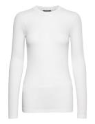 Angelabb Ls T-Shirt Tops T-shirts & Tops Long-sleeved White Bruuns Bazaar