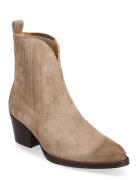 264-Donovan-Bis Croute Shoes Boots Ankle Boots Ankle Boots With Heel Beige Jonak Paris