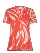 Sleva Regular Tee Tops T-shirts & Tops Short-sleeved Red Soaked In Luxury