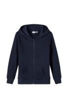 Nkmnesweat Card W Hood Bru Noos Tops Sweatshirts & Hoodies Hoodies Navy Name It