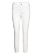 Mmvice Colour Pant Bottoms Jeans Straight-regular White MOS MOSH
