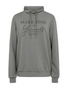 Sc-Banu Tops Sweatshirts & Hoodies Sweatshirts Grey Soyaconcept