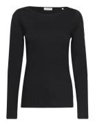 T-Shirts Long Sleeve Tops T-shirts & Tops Long-sleeved Black Marc O'Polo