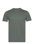 T-Shirt Tops T-Kortærmet Skjorte Green Armani Exchange