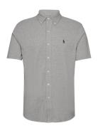 Featherweight Mesh Shirt Tops Shirts Short-sleeved Grey Polo Ralph Lauren