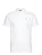 Silkeborg Stretch Polo Tops Polos Short-sleeved White Clean Cut Copenhagen