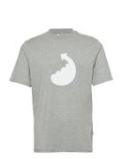 Bobby Bubblearrow T-Shirt Designers T-Kortærmet Skjorte Grey Wood Wood
