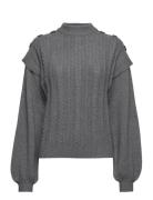 Fqclaura-Pullover Tops Knitwear Jumpers Grey FREE/QUENT