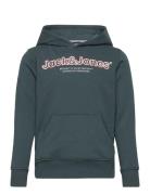 Jorlakewood Sweat Hood Bf Jnr Tops Sweatshirts & Hoodies Hoodies Green Jack & J S