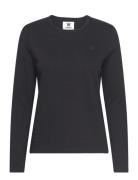 Moa Long Sleeve Gots Tops T-shirts & Tops Long-sleeved Black Double A By Wood Wood