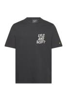 Ripple Logo T-Shirt Tops T-Kortærmet Skjorte Black Lyle & Scott