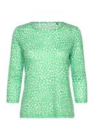 T-Shirt 3/4 Sleeve Tops T-shirts & Tops Long-sleeved Green Gerry Weber Edition
