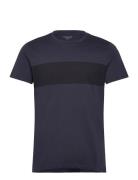 Borg T-Shirt Stripe Sport T-Kortærmet Skjorte Grey Björn Borg