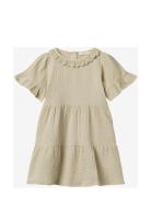 Ciao Dress Dresses & Skirts Dresses Casual Dresses Short-sleeved Casual Dresses Beige Fliink