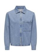 Onsjeppe 9628 Azg Dnm Jacket Jakke Denimjakke Blue ONLY & SONS