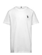 Dhm Tshirt Tops T-Kortærmet Skjorte White U.S. Polo Assn.