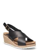 Selma Sandal Med Hæl Black SWEEKS