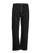 Edith High-Rise Denim Jeans Bottoms Jeans Straight-regular Black Malina