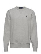 The Rl Fleece Sweatshirt Designers Sweatshirts & Hoodies Sweatshirts Grey Polo Ralph Lauren