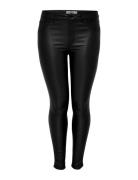 Carpunk Reg Sk Coated Pants Bottoms Trousers Leather Leggings-Bukser Black ONLY Carmakoma