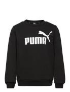 Ess Big Logo Crew Fl B Sport Sweatshirts & Hoodies Sweatshirts Black PUMA