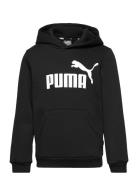 Ess Big Logo Hoodie Fl B Sport Sweatshirts & Hoodies Hoodies Black PUMA