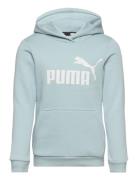 Ess Logo Hoodie Fl G Sport Sweatshirts & Hoodies Hoodies Blue PUMA