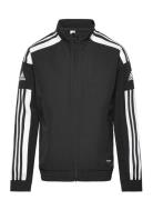 Squadra21 Presentation Jacket Youth Sport Sweatshirts & Hoodies Sweatshirts Black Adidas Performance