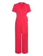 Amelia Jumpsuit Bottoms Jumpsuits Red Boob