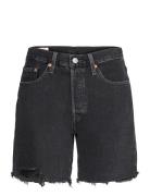 501 Mid Thigh Short Lunar Blac Bottoms Shorts Denim Shorts Black LEVI´S Women