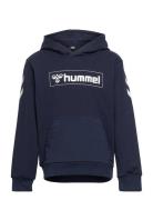 Hmlbox Hoodie Sport Sweatshirts & Hoodies Hoodies Blue Hummel