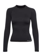 Hmlclea Seamless Tight T-Shirt L/S Sport T-shirts & Tops Long-sleeved Black Hummel