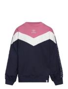 Hmlalvilda Sweatshirt Sport Sweatshirts & Hoodies Sweatshirts Blue Hummel