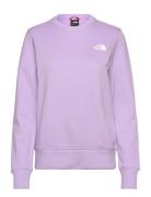 W Light Drew Peak Crew Sport Sweatshirts & Hoodies Sweatshirts Purple The North Face