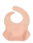 Silic Bib - Peach Baby & Maternity Baby Feeding Bibs Sleeveless Bibs Pink Filibabba