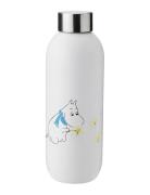 Keep Cool Dricksflaska, 0,75 L. - Moomin Home Kitchen Water Bottles White Stelton