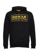 B.intl Pop Over Hoodie Designers Sweatshirts & Hoodies Hoodies Black Barbour