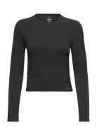 Ua Rush Seamless Ls Sport T-shirts & Tops Long-sleeved Black Under Armour