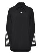 Icns Fullcover Sport Sweatshirts & Hoodies Sweatshirts Black Adidas Performance