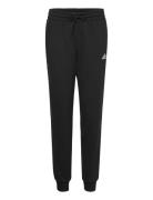 Essentials Linear French Terry Cuffed Pant Sport Sweatpants Black Adidas Sportswear