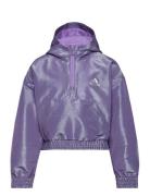 G D Wv Hd Hlfzp Sport Sweatshirts & Hoodies Sweatshirts Purple Adidas Sportswear