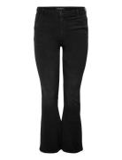 Carsally Hw Flared Jeans Bj165 Noos Bottoms Jeans Flares Black ONLY Carmakoma