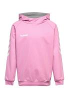 Hmlgo Kids Cotton Hoodie Sport Sweatshirts & Hoodies Hoodies Pink Hummel