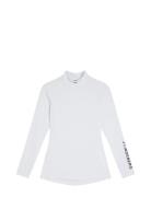 Asa Soft Compression Top Sport T-shirts & Tops Long-sleeved White J. Lindeberg