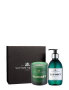 Victor Vaissier La Forêt Giftbox Soap & Candle Beauty Women Home Hand Soap Liquid Hand Soap Green Victor Vaissier