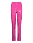 Patent Coated Pants Bottoms Trousers Leather Leggings-Bukser Pink ROTATE Birger Christensen